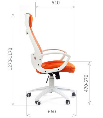 Кресло руководителя CHAIRMAN 840 white 